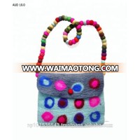 100% felted woolen bags/ stylish ladies felt bags/ New design handbags for ladies