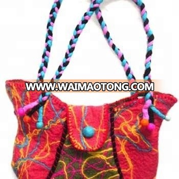 Nepal felt bags/new model felt bag/Handmade felt bags