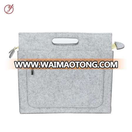 Cheap wholesale eco-friendly durable felt ladies bags handbag